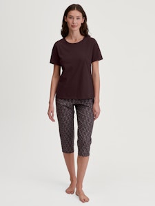 Calida topp kort ärm Favourites Sun 14926 / 227 Black cherry