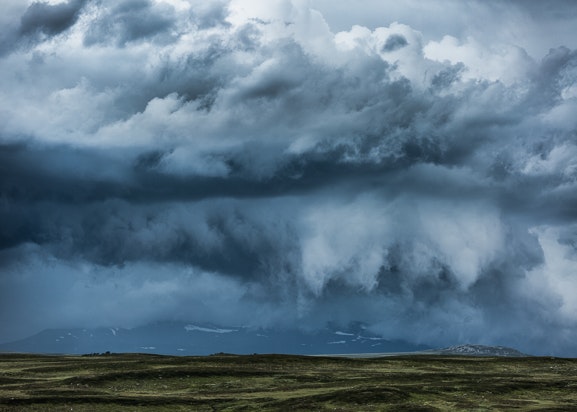 Thunder Clouds Poster