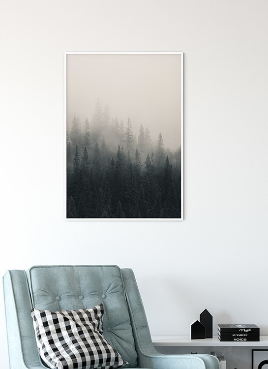 Fading Mist (Vertical) Poster