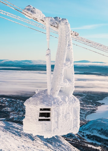 Åre Frozen Cable Car Poster