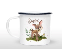 Barnekopp med rådyr og eget navn