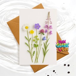 Naturkort med norske markblomster – En poetisk hilsen fra sommeren