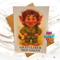 GRATULERER MED DAGEN – TROLLKORT