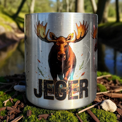 Karabinkopp – Jeger (elgmotiv)