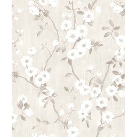 Spring Flower Blanc / Gris