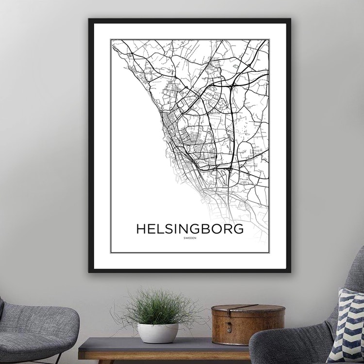 Poster: Helsingborgskarta