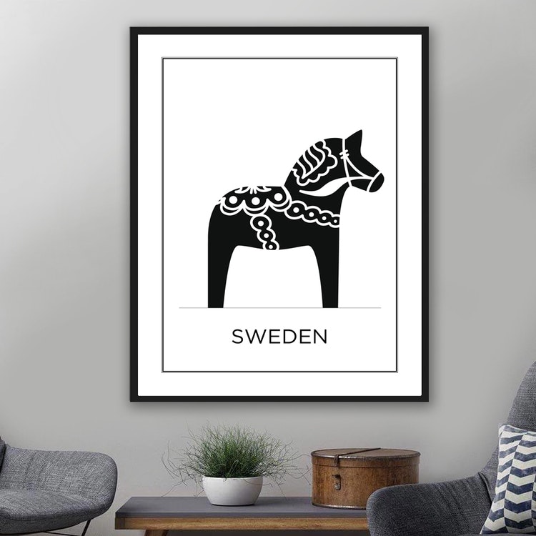 Poster: Dalahäst – Sweden