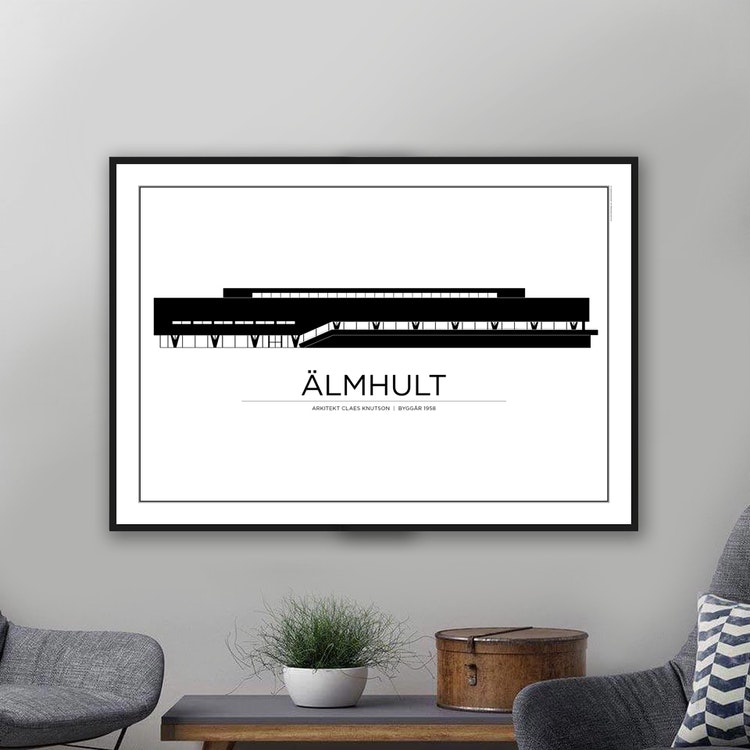 Poster: Älmhult - Sweden - IKEA - First store 1958