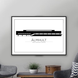 Poster: Älmhult - Sweden - IKEA - First store 1958
