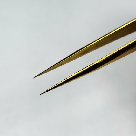 Pincett Guld Spetsig