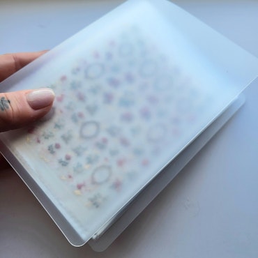Pärm för stora stickers