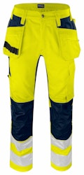 6570 HANTVERKSBYXA STRETCH EN ISO 20471 KLASS 2