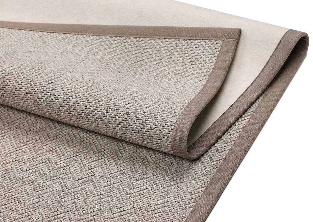 Bergen Ullmatta Slät Beige