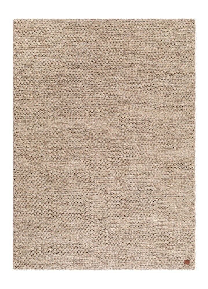 Kerala Ullmatta Tjock Handvävd Linne/Beige
