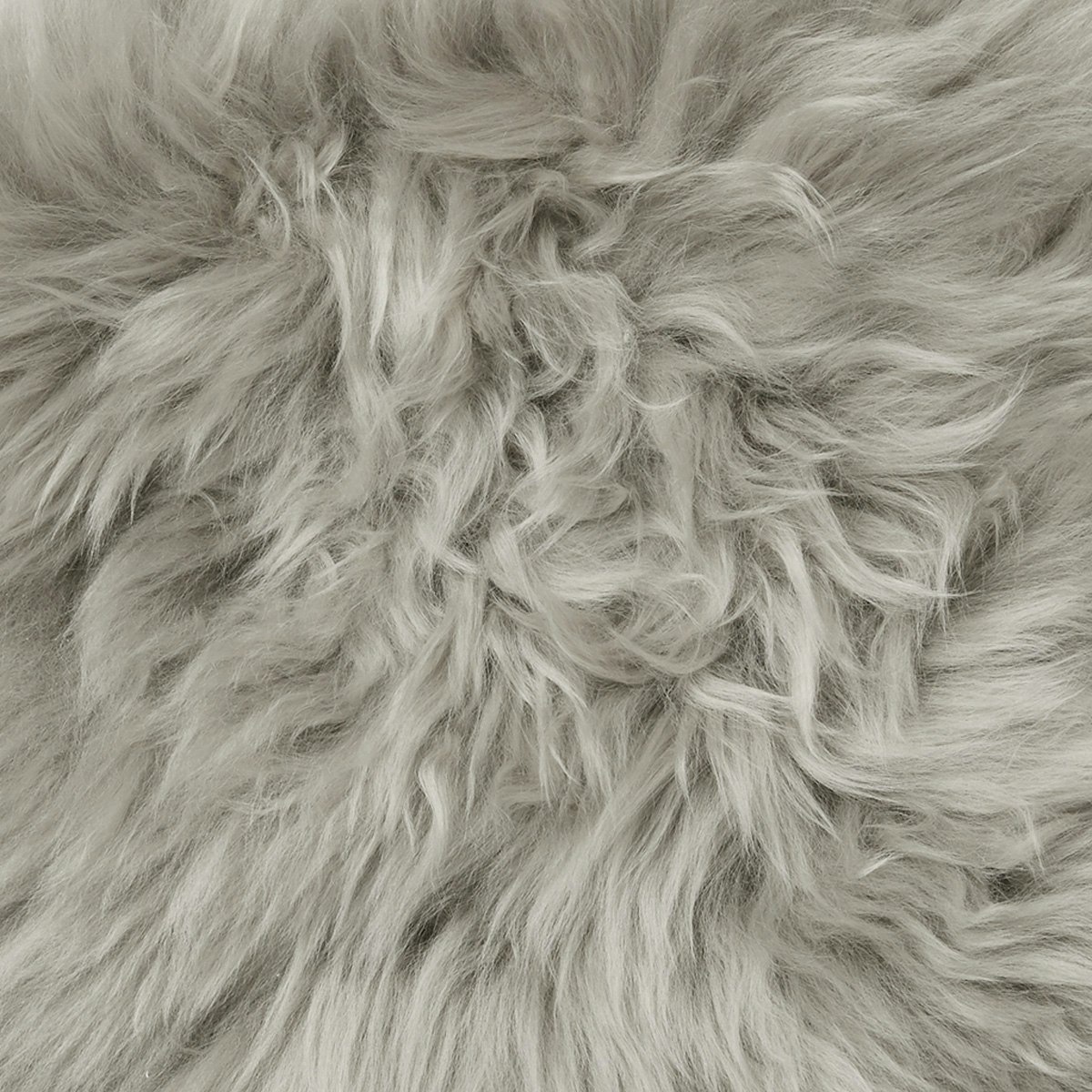 Skinnwille Gently långhårig fårskinnsfäll 60x100cm Silverbeige