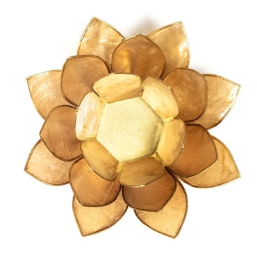 Lotus ljuslykta GULD