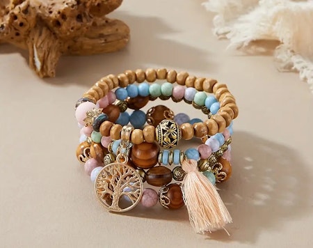 Armband YOGA (set om 4st)