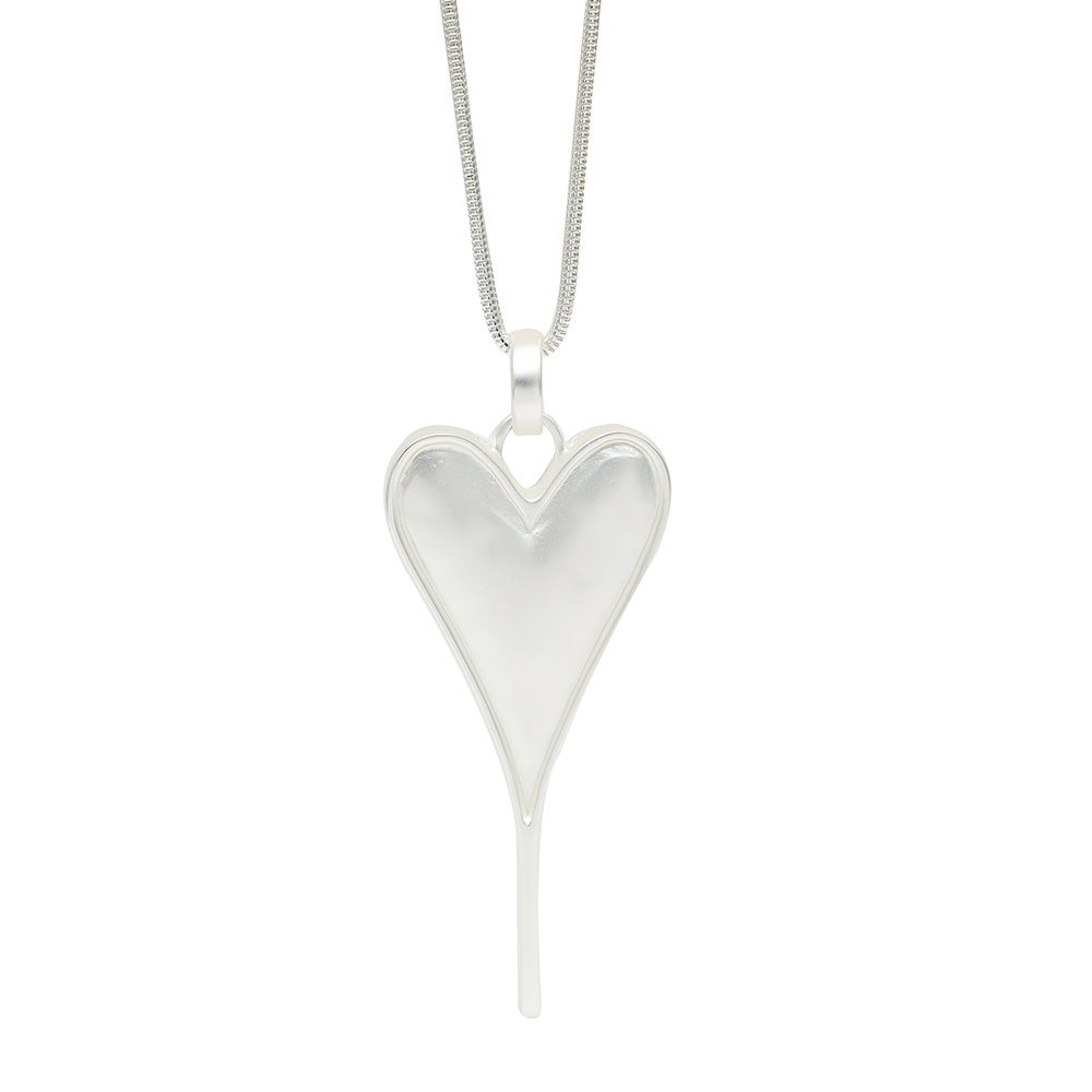 Halsband Heart of Silver