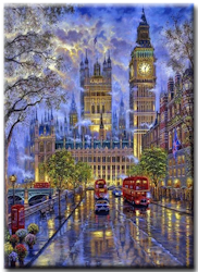 Diamanttavla London By Night  40x50