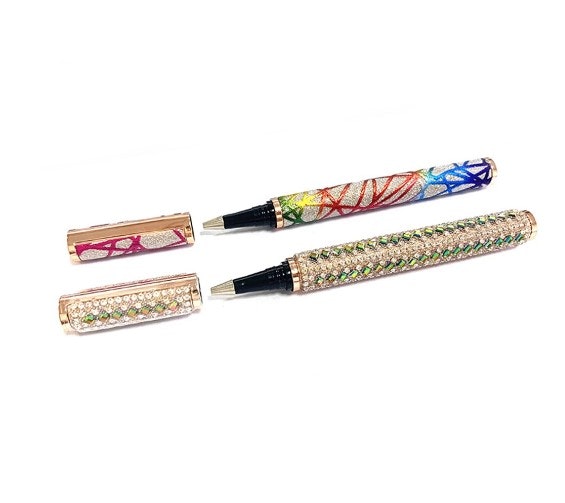 Diamond Painting Penna Glitter Rosa