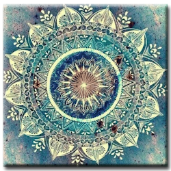 Diamanttavla Mysterious Mandala 50x50