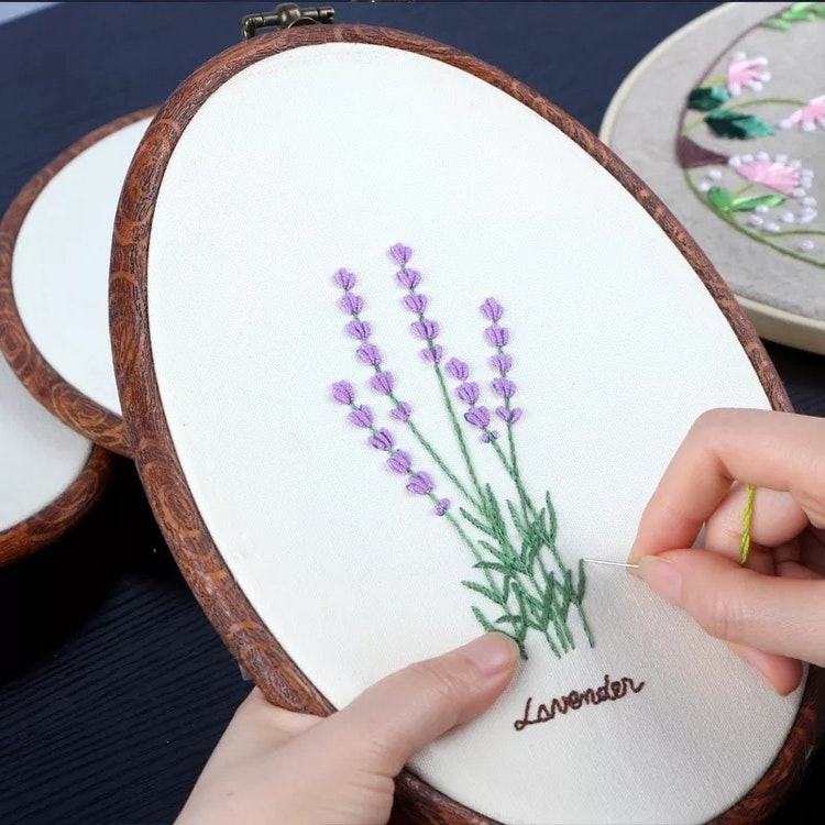 Övriga Broderier Lavendel 18x26