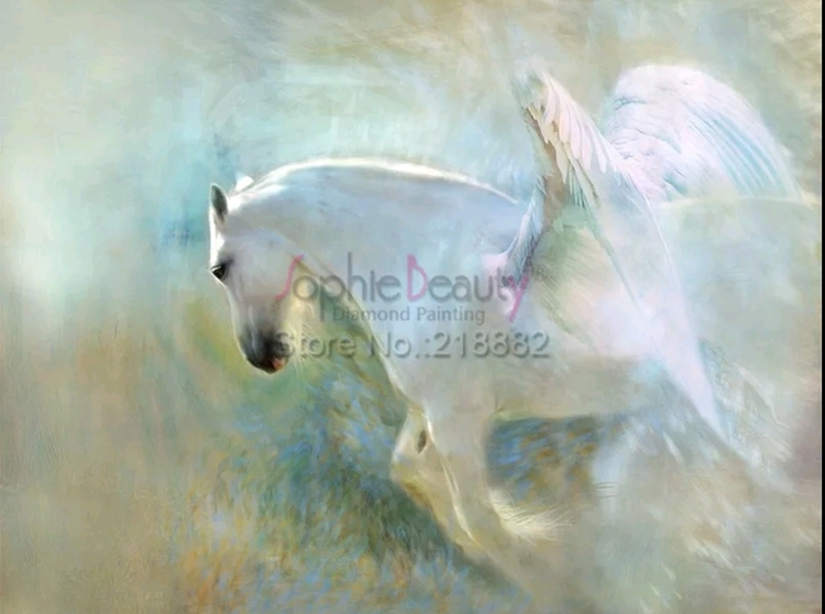Diamanttavla Beautiful Pegasus 40x50