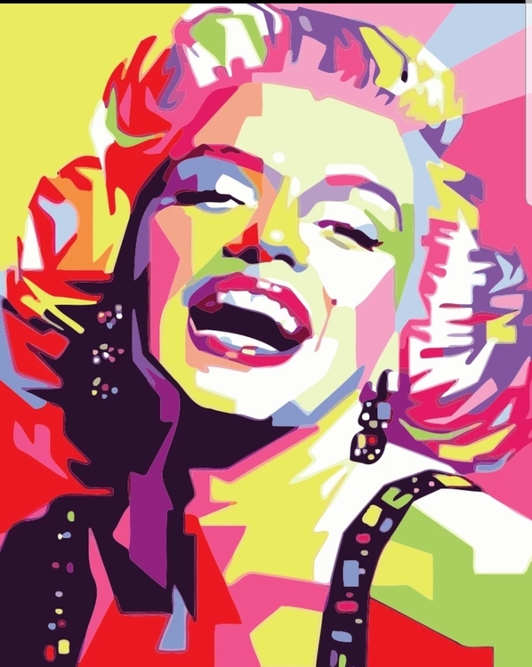 Paint By Numbers Color Marilyn 40x50 - Leveranstid 1-3 Dagar