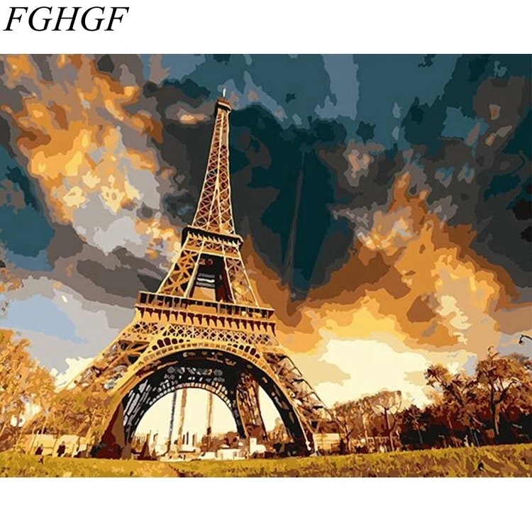 Paint By Numbers Eiffeltornet 40x50