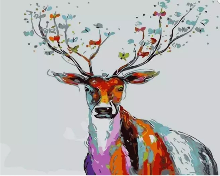 Paint By Numbers Deer 40x50