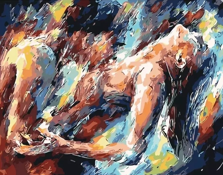 Paint By Numbers Sensual Lovers 40x50