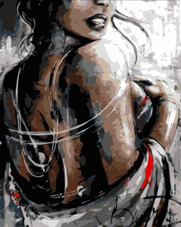 Paint By Numbers Sensual Woman