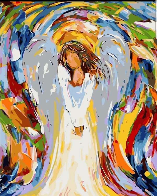Paint By Numbers Color Angel 40x50
