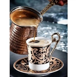 Diamanttavla Coffee Arabic 30x40