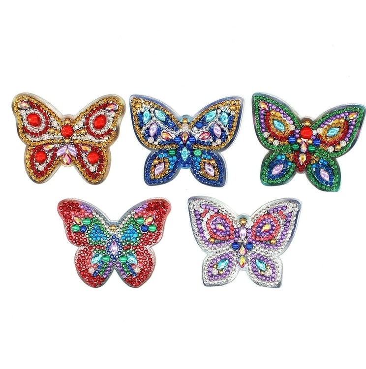 Nyckelringar Sparkling Butterfly 5 Pack