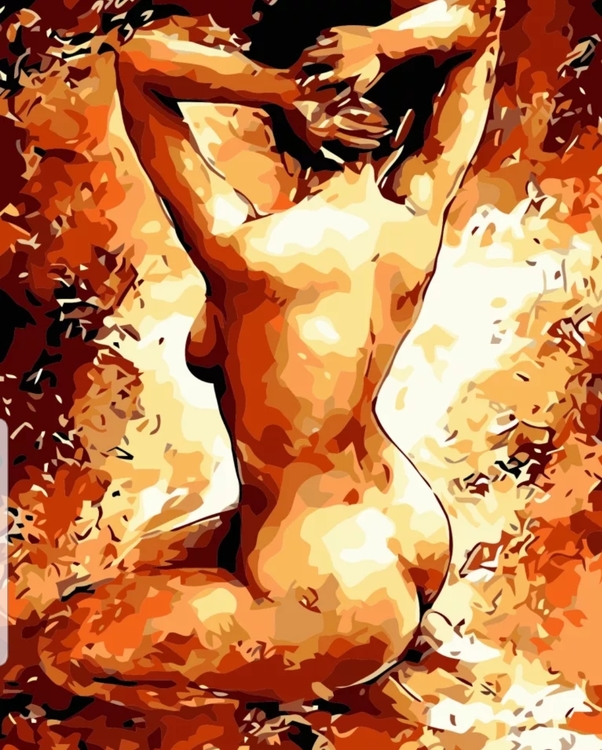 Paint By Numbers Sensual Woman 40x50