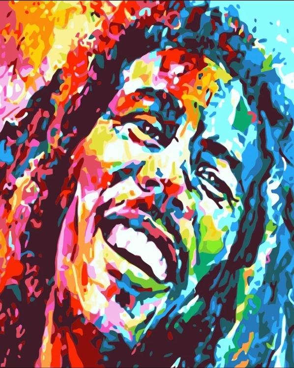 Paint By Numbers Bob Marley 40x50