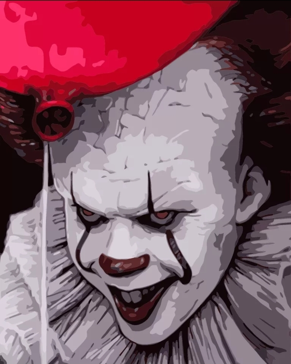 Paint By Numbers Pennywise 40x50