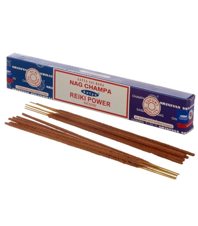 Rökelse Satya Nag Champa & Reiki Power - Leveranstid 1-3 Dagar