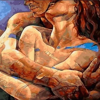Paint By Numbers Love Couple  40x50