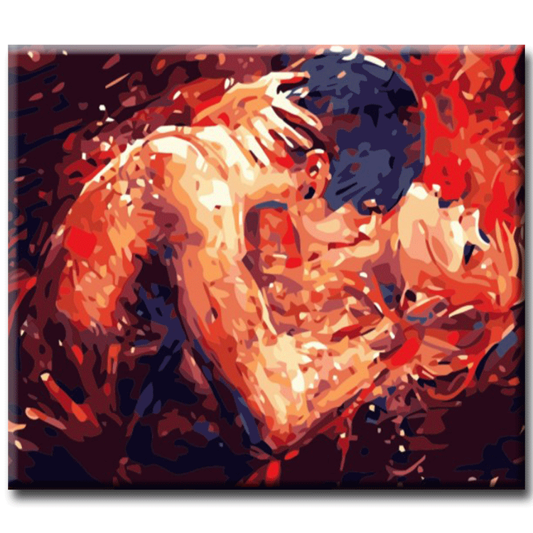 Paint By Numbers Sensual Kiss 40x50