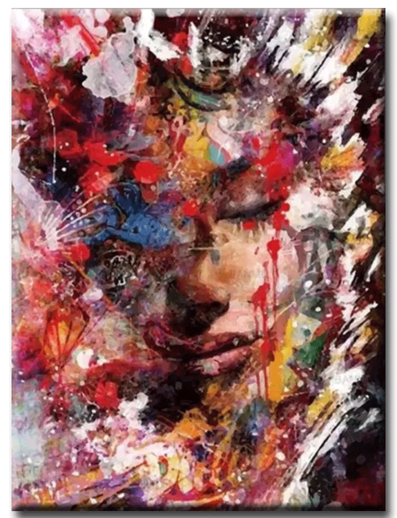 Paint By Numbers Woman All This Colors 40x50