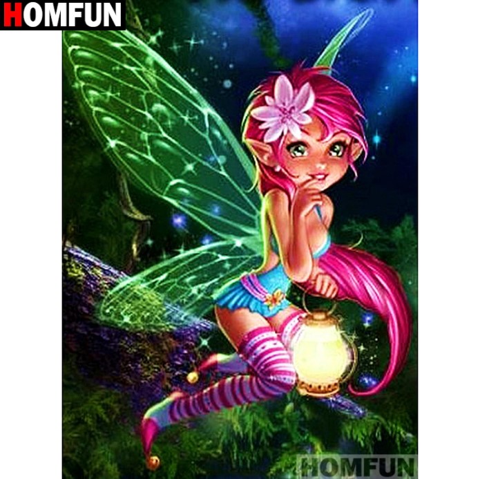 Diamanttavla Fantacy Fairy 40x50
