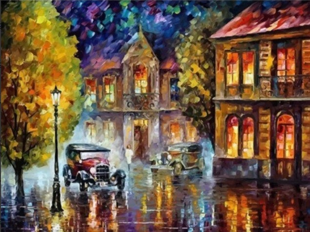 Paint By Numbers Old City Color 40x50