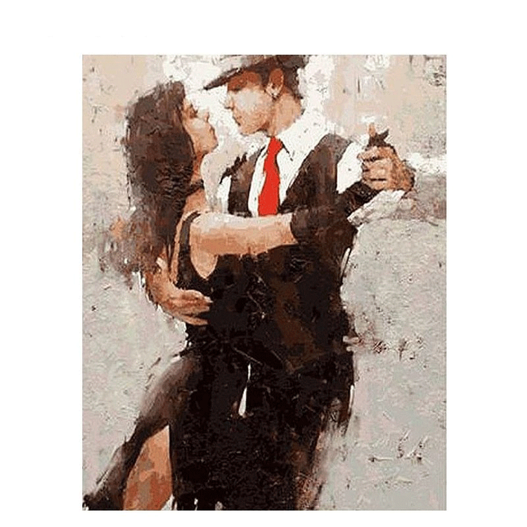 Paint By Numbers Romantic Dance 40x50