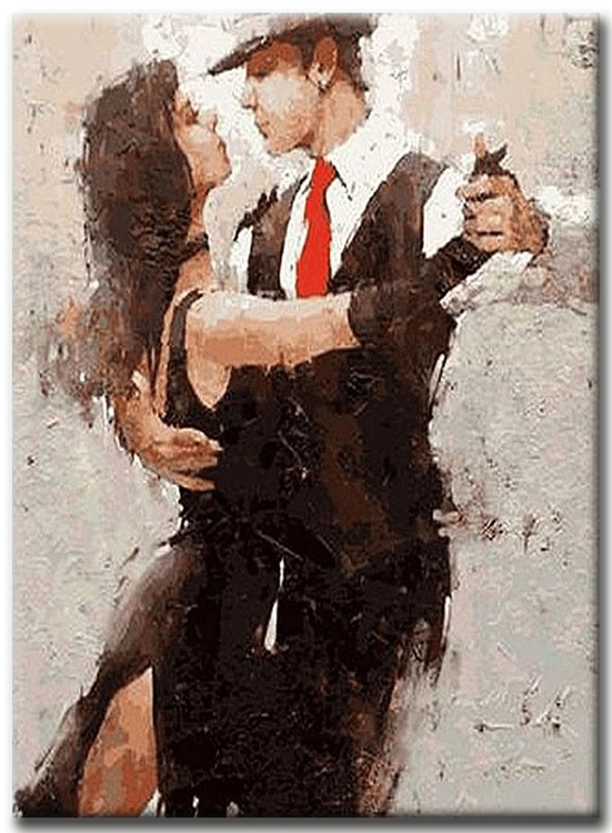 Paint By Numbers Romantic Dance 40x50