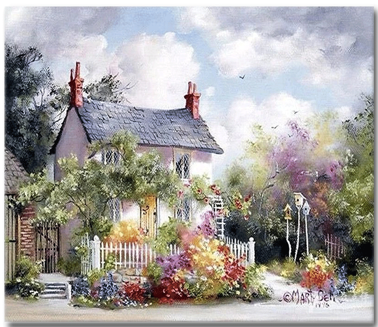 Paint By Numbers The Little House 40x50