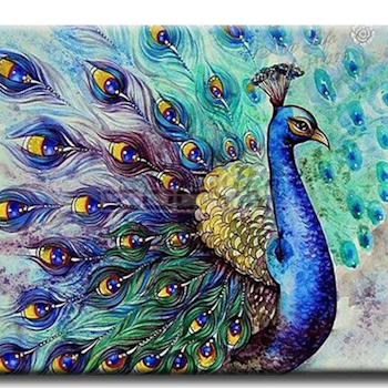 Diamanttavla Peacock 40x50