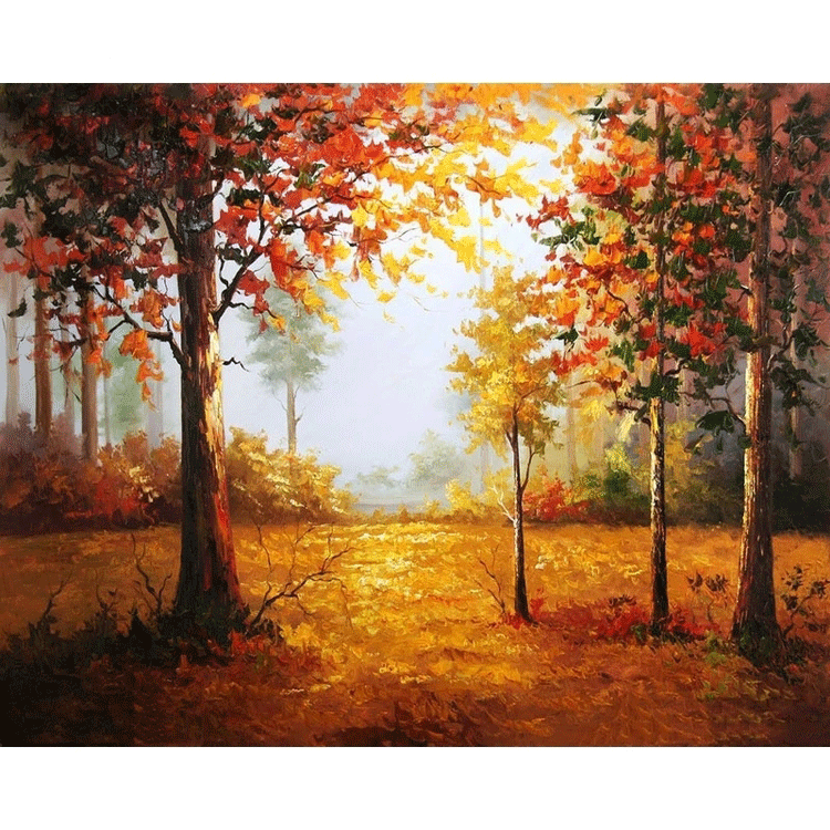 Paint By Numbers Magic Forest 40x50