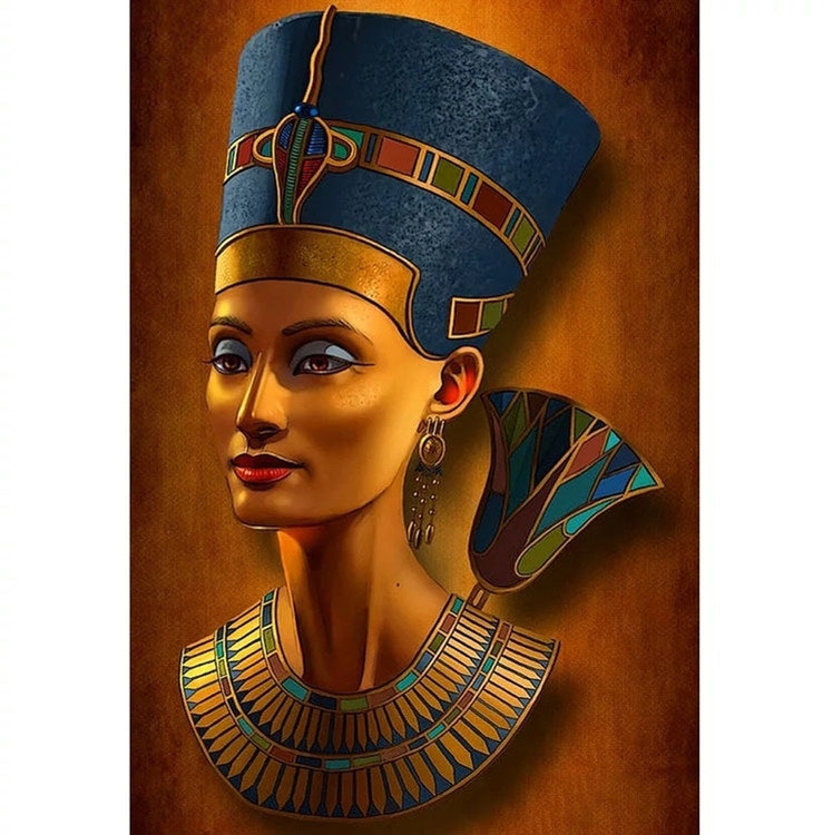 Diamanttavla (R) Egyptian Queen 50x70 - Leveranstid 1-3 Dagar